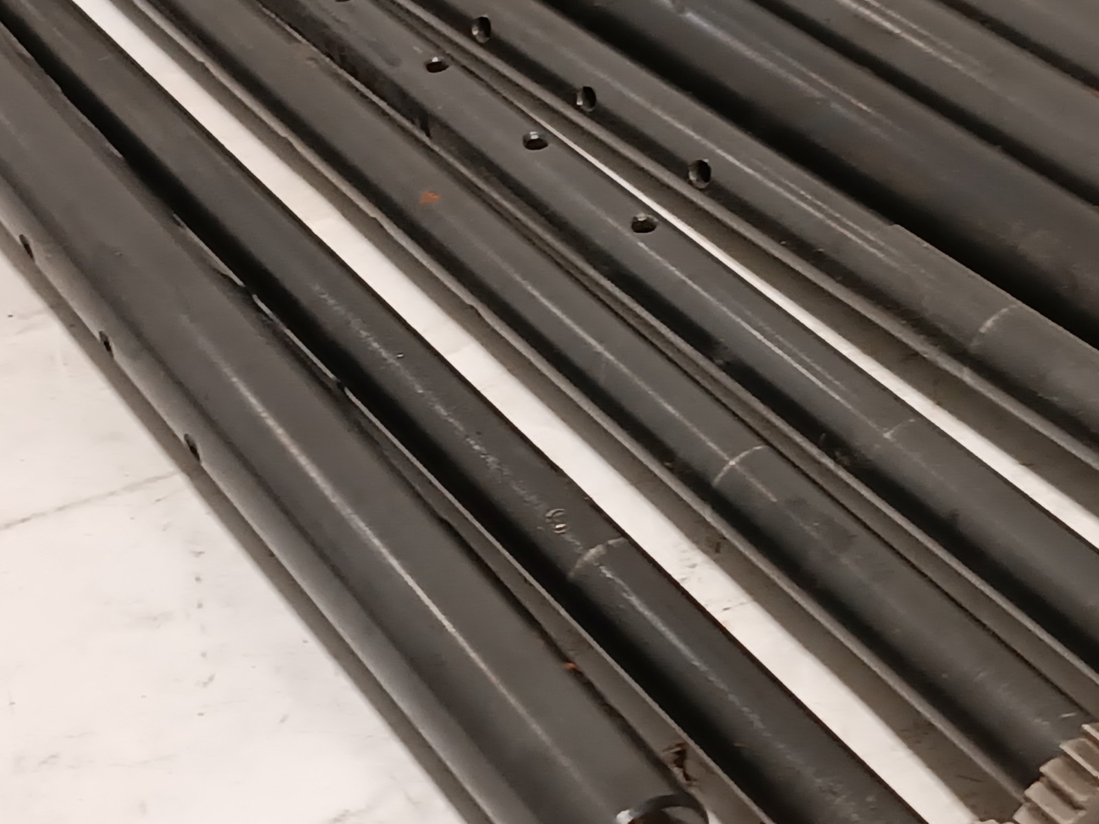 DTP 40 pusher rods for packaging machine, lot of 10steel shafts as shown