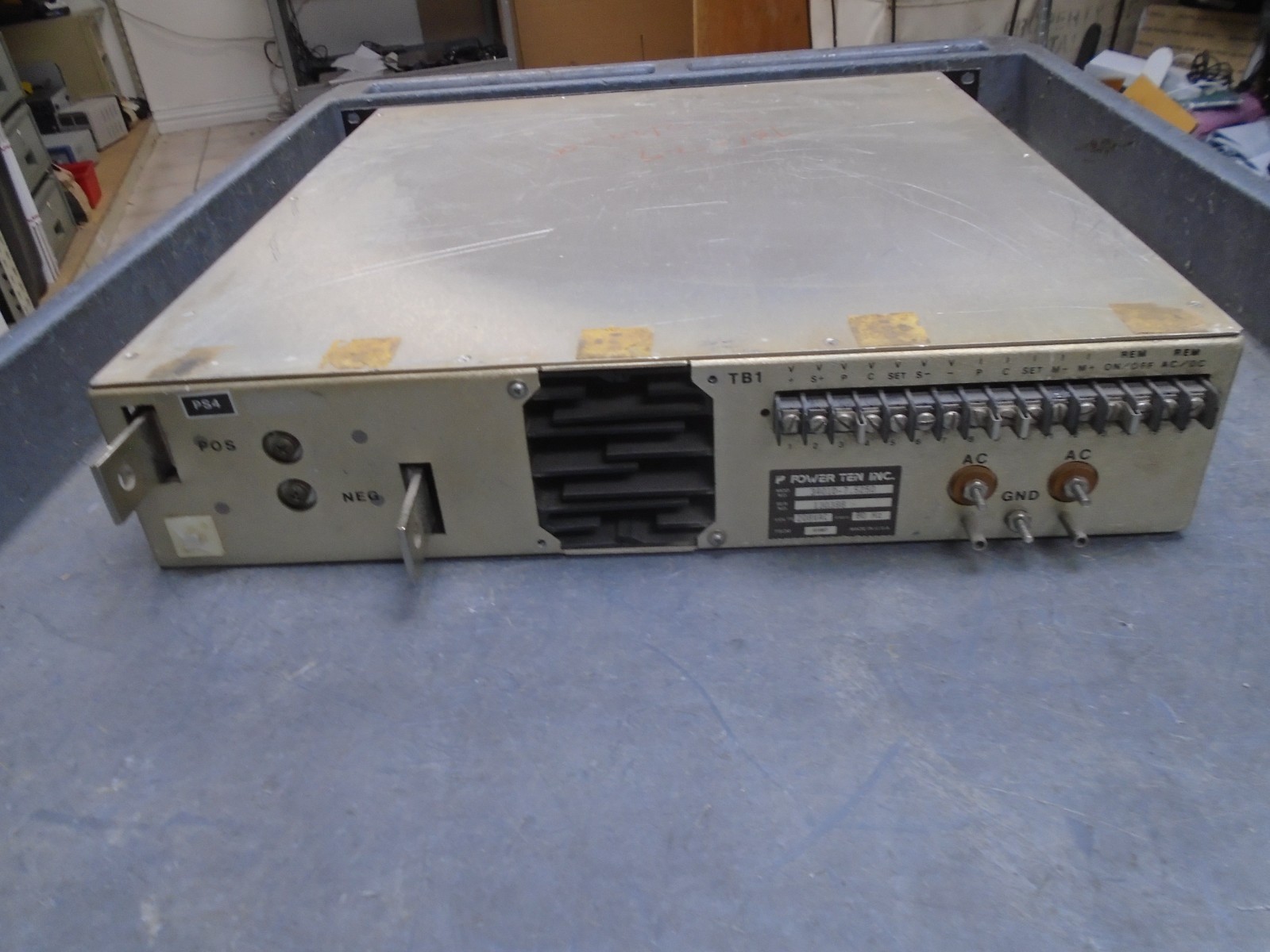 POWER TEN EG&G Wakefield 3401D-7.5250 208 VAC DC Power Supply