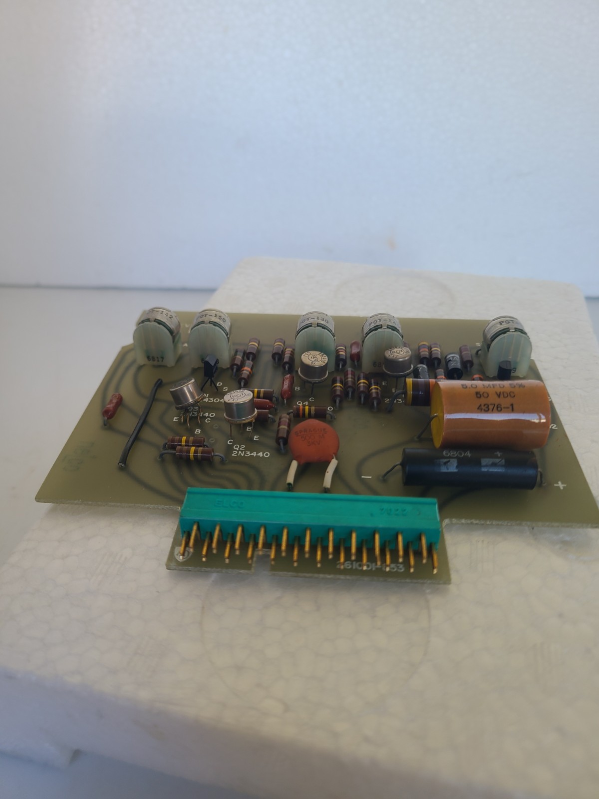 Vintage Board 261001-853 With Elco 7022