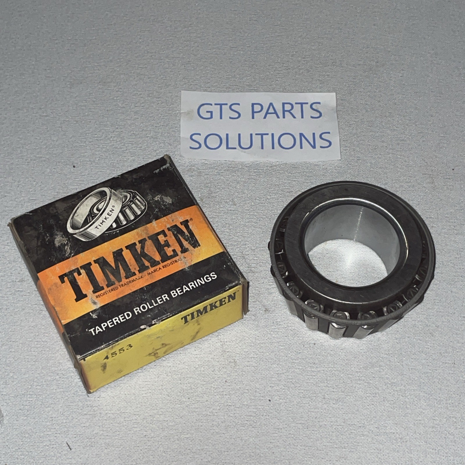 TIMKEN 4553, Single Row Tapered Roller Bearing Cone, 2.125″ ID, 1.831″ Width USA