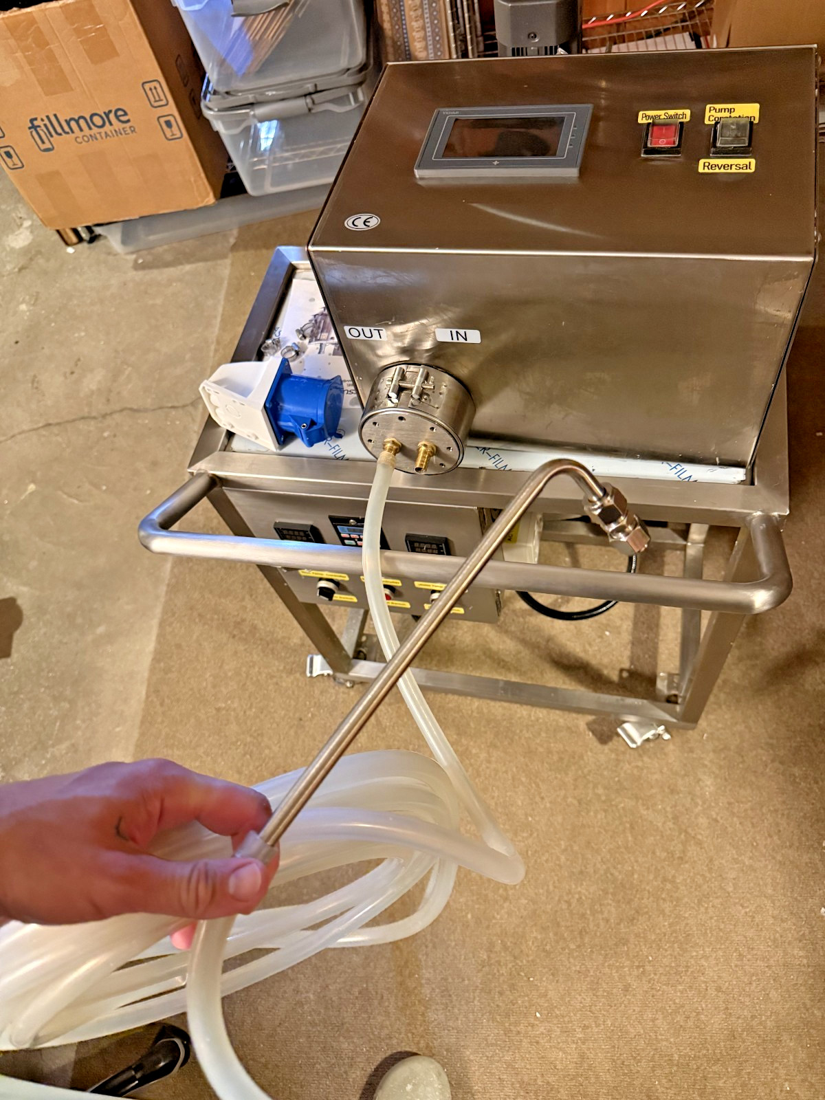Wax or Liquid Melting/Mixing/Pumping Machine