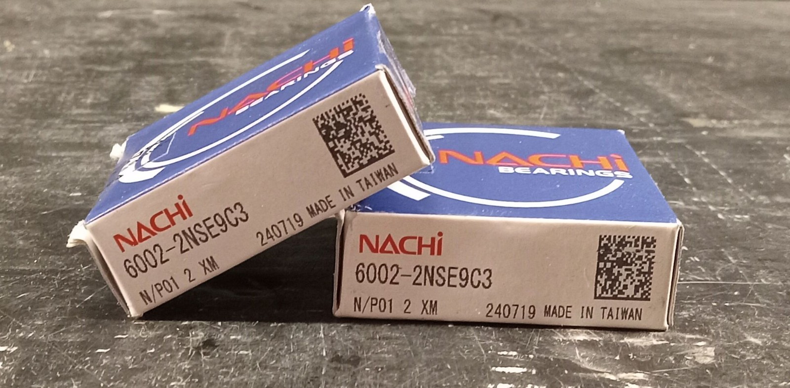 2 NEW NACHI 6002-22SE9C3 RADIAL DEEP GROOVE BALL BEARINGS NIB ***MAKE OFFER***