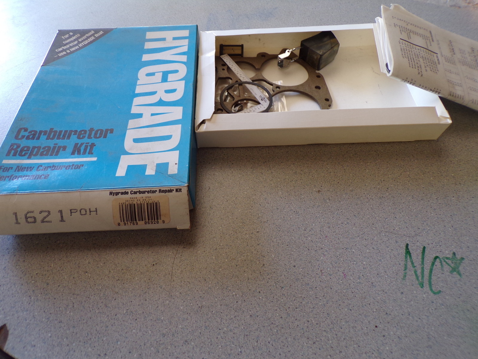 NEW Hygrade Carburetor Repair Kit 1621 POH *FREE SHIPPING*