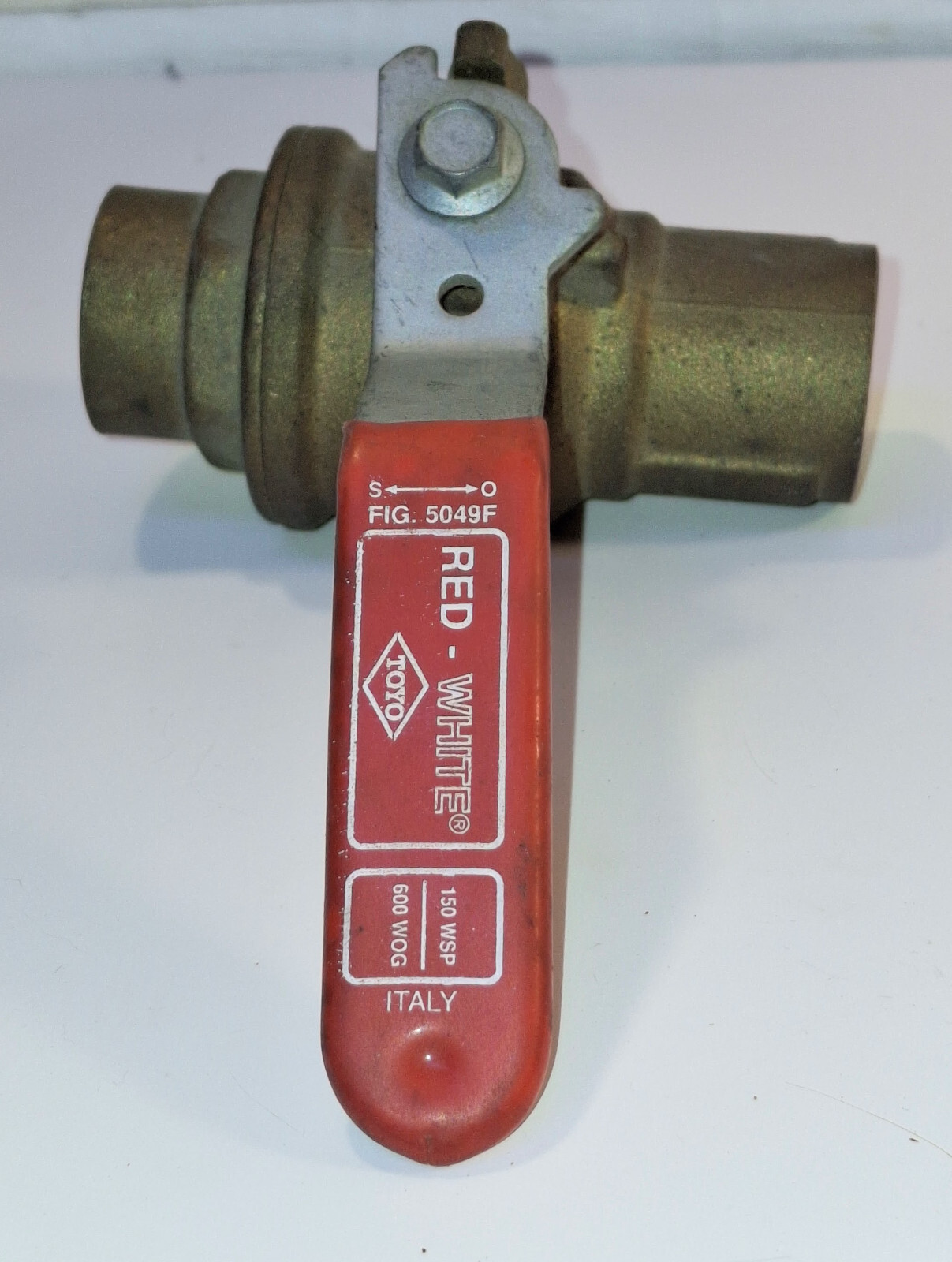 1 NEW RED-WHITE 5049F BALL VALVE 3/4″ 150 WSP 600 WOG NNB *MAKE OFFER***