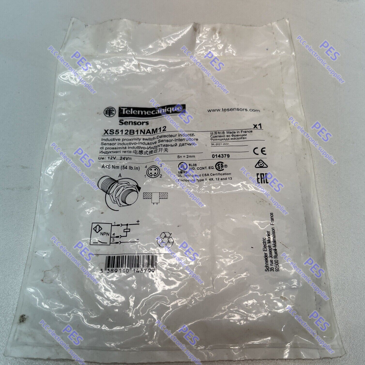 XS512B1NAM12 1 PCS Brand New Schneider-Telemacanique XS512B1NAM12 FAST SHIPPING