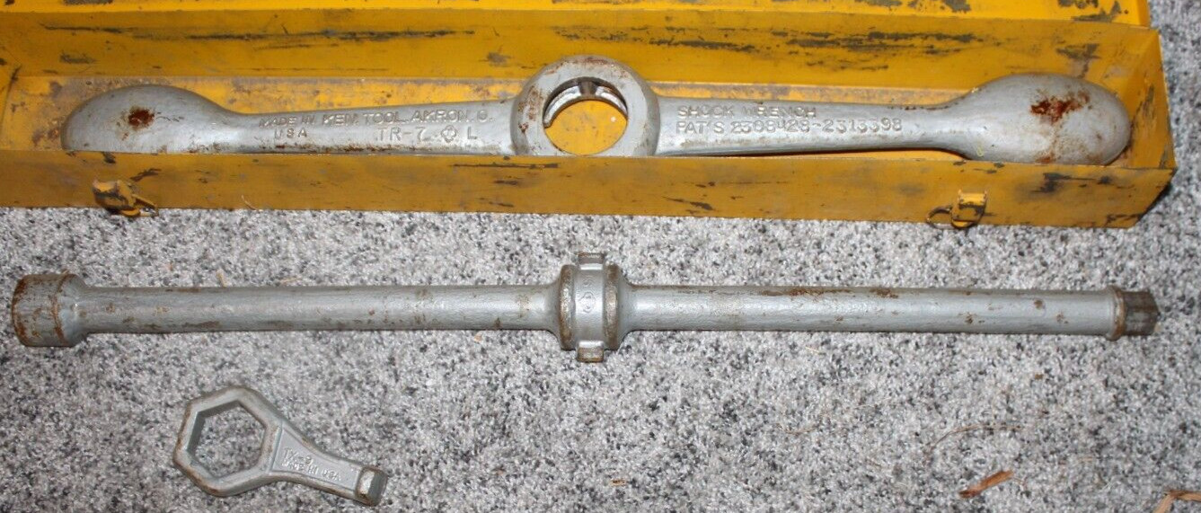 KEN TOOL TR-7 SHOCK WRENCH LUG NUT TOOL KIT TR-8 & TX-9 ( IN Metal Box)