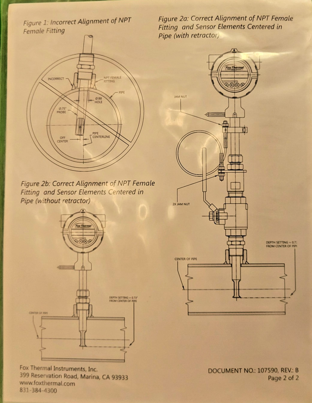 ⚡FOX THERMAL GAS MASS FLOW METER FT4X 12-28 VDC PESSCO OFFERING 1 G051525-1-7 🗽