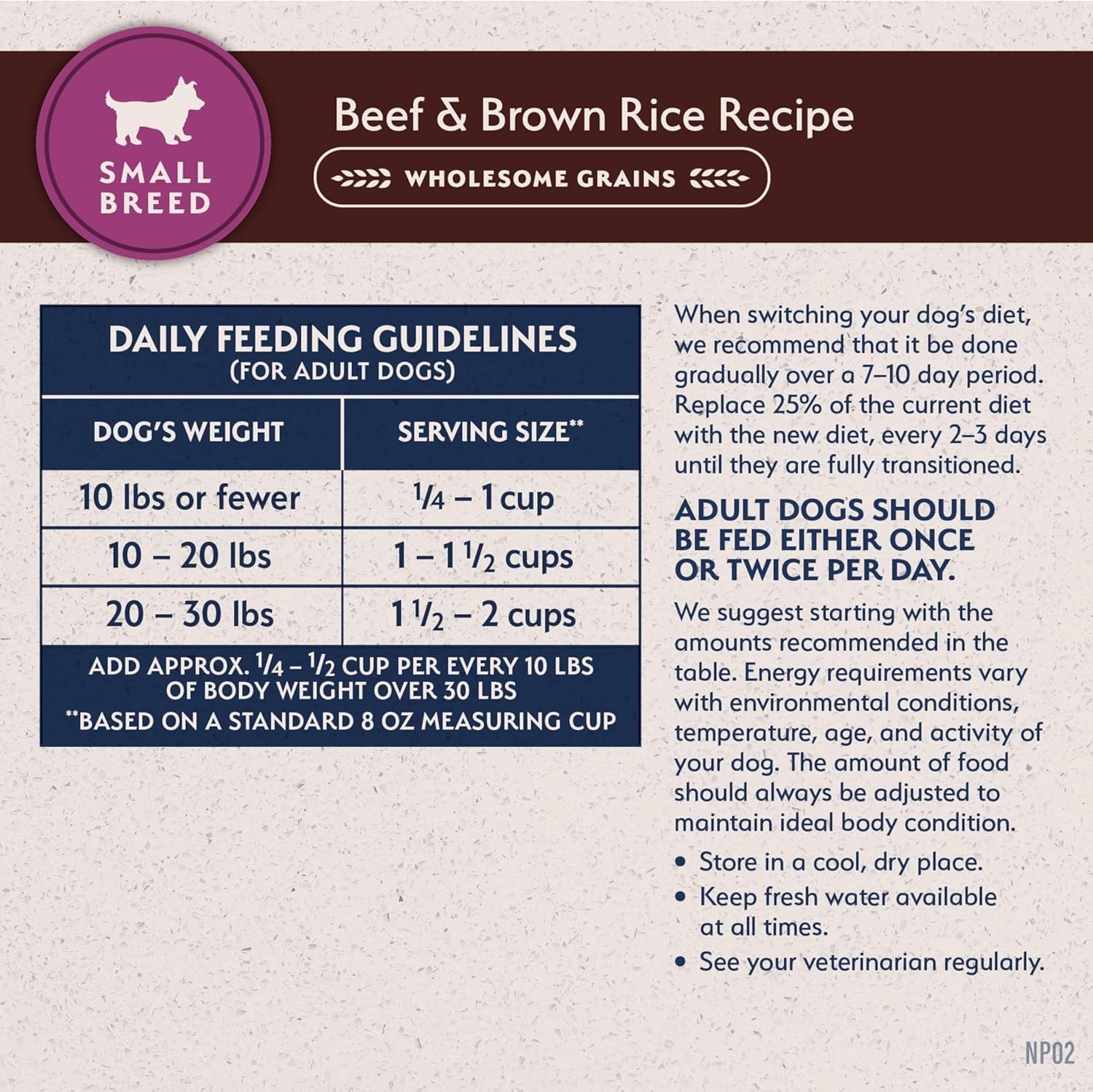 Natural Balance Limited Ingredient Diet Small Breed Adult Dry Dog Food – 12 Lb