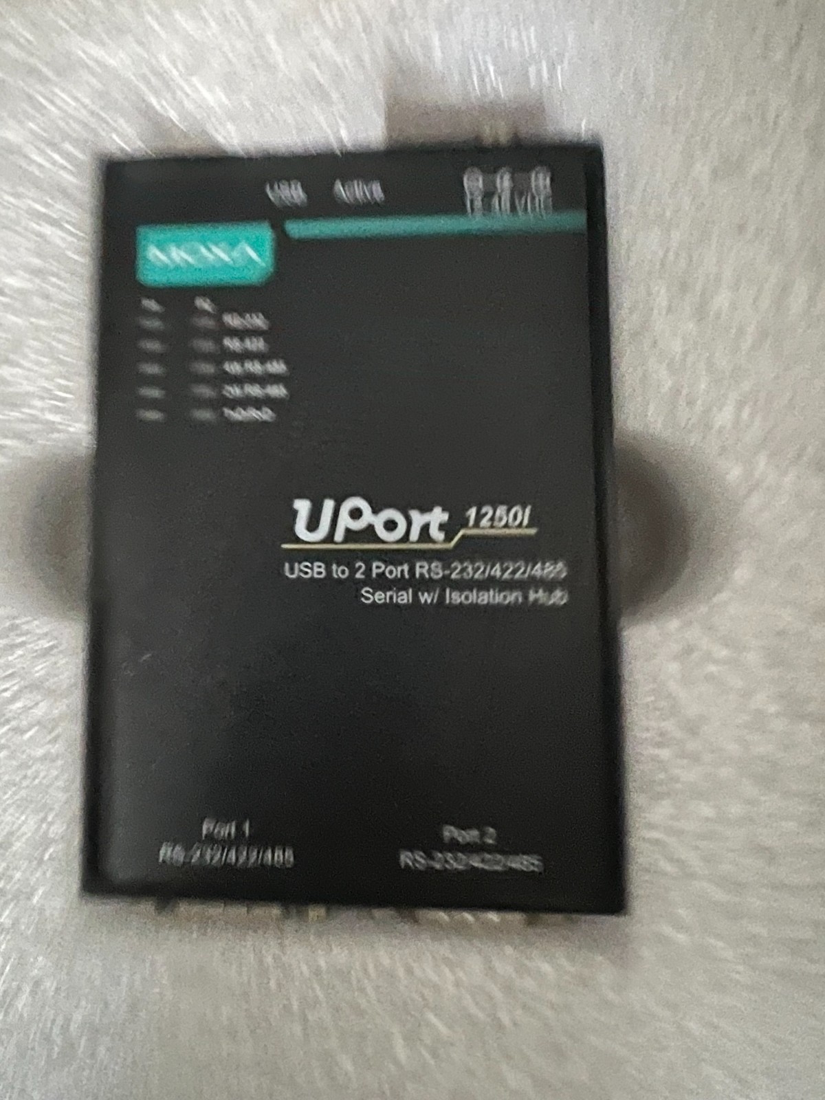 NEW MOXA UPORT1250I USB to 2-Port RS-232/422/485 Serial Converter