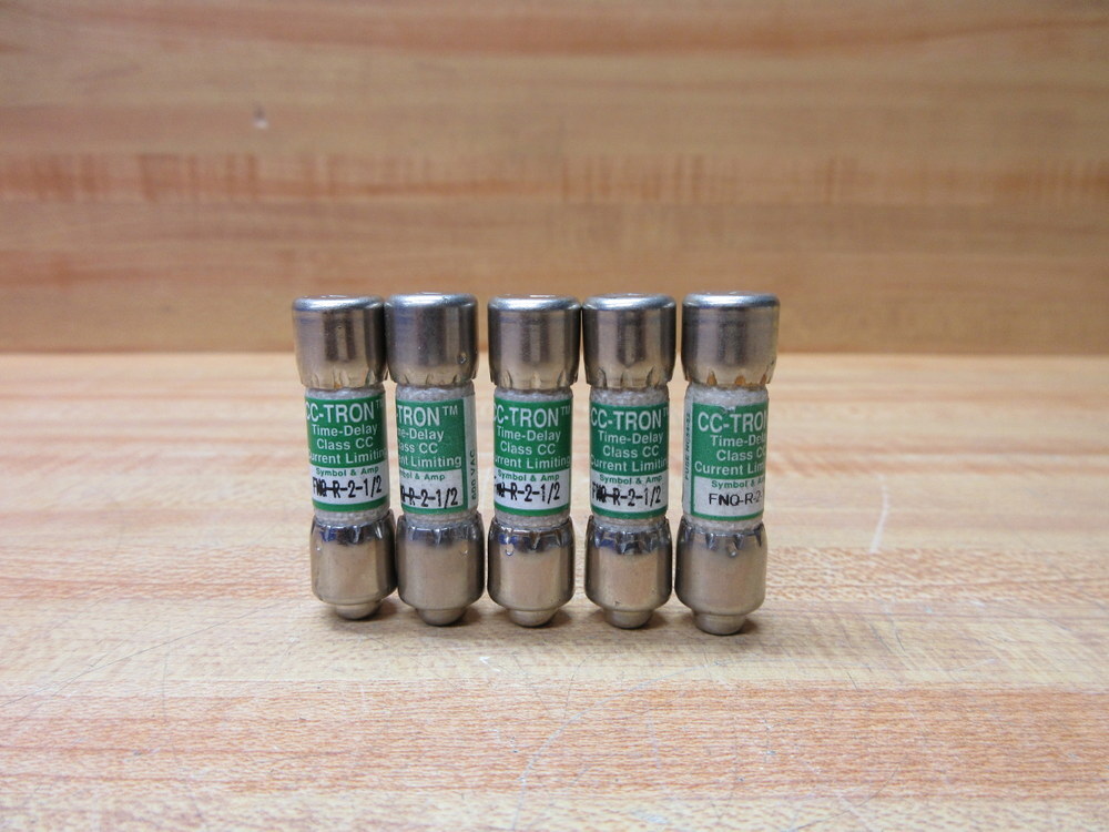 Buss FNQ-R-2-1/2 Bussmann Fuse Cross Ref 6F115 (Pack of 5)