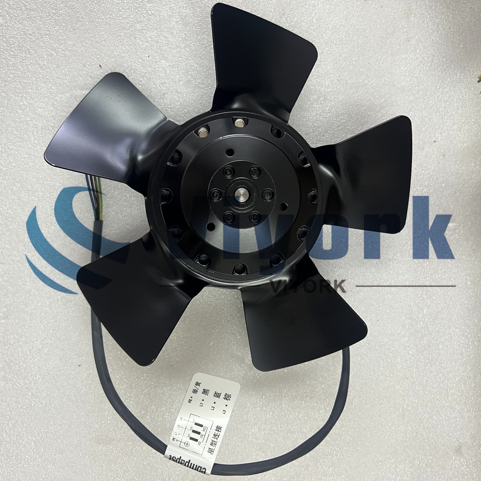 EBM A2D210-AA10-17 400V 50/60Hz 87/130W 0.20/0.27A Cooling Fan NEW