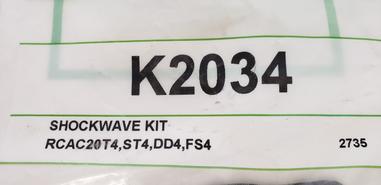 GOYEN K2034 SHOCKWAVE KIT, RCAC20T4, ST4, DD4, FS4, NIB