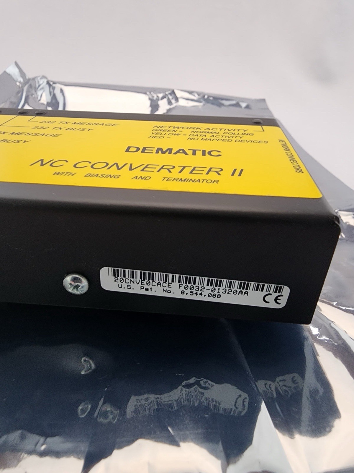 Dematic NC Converter II RS232 Network Connector Module F0032-01320AA