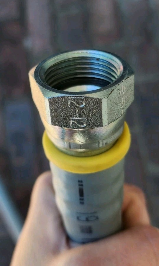 PARKER PUSH-LOK Plus 3/4″ 801-12-WP 2, 1 MP Welding / Gas HOSE 48″ W/ FIT 300PSI