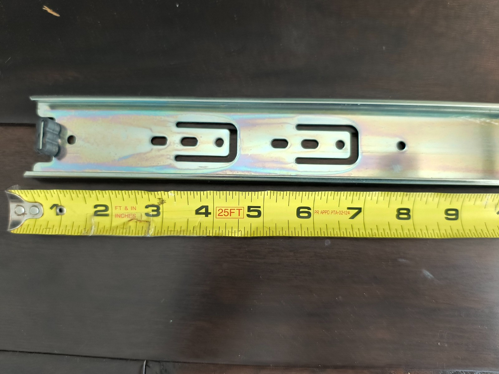 (Qty 2) Drawer Rail/ Slide with ball bearing 21-1/2″ closed; 43 1/4″ open/extend