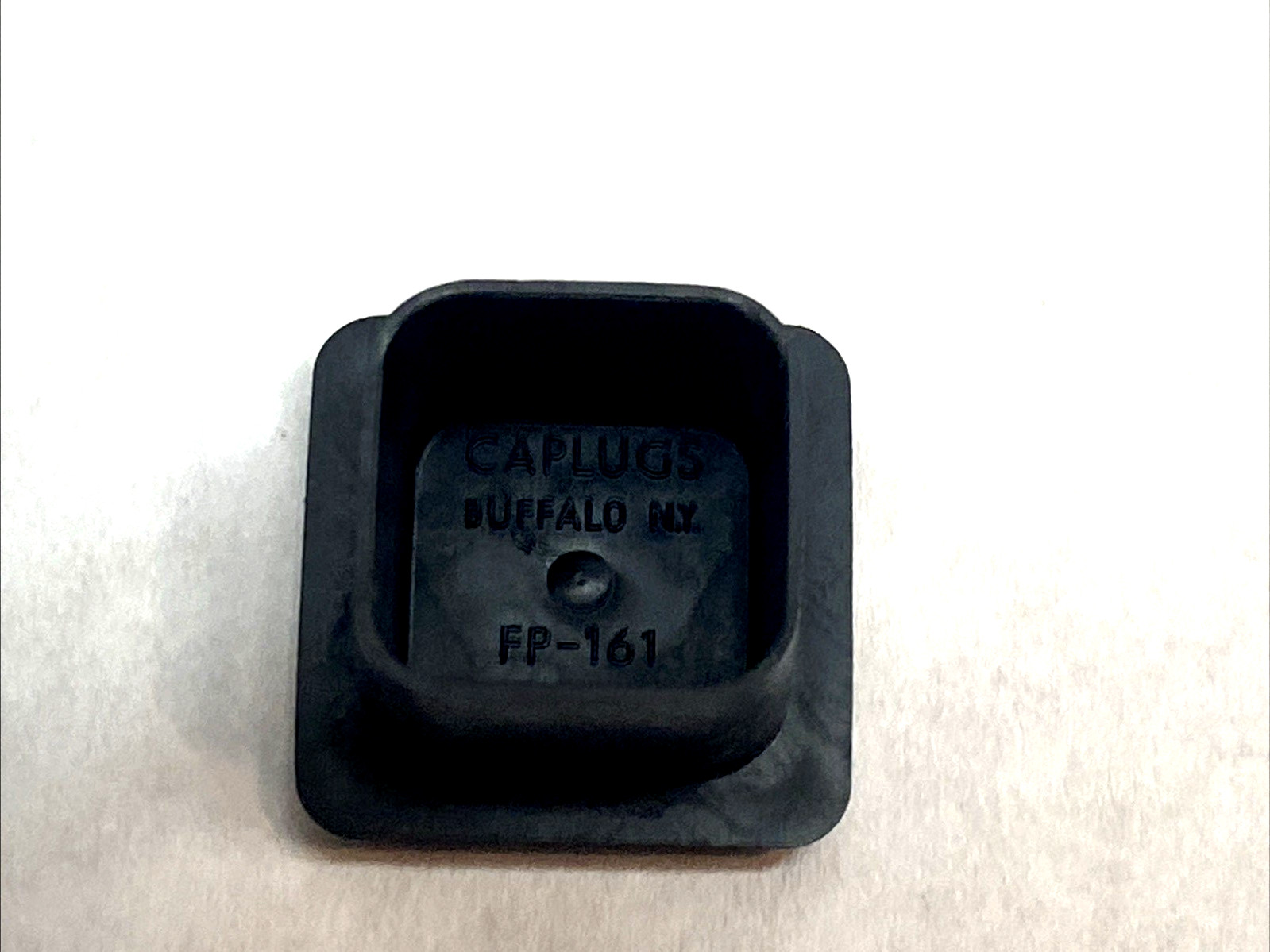 Caplugs FP-161 Square Tube Finishing Plug Black LOT OF 10