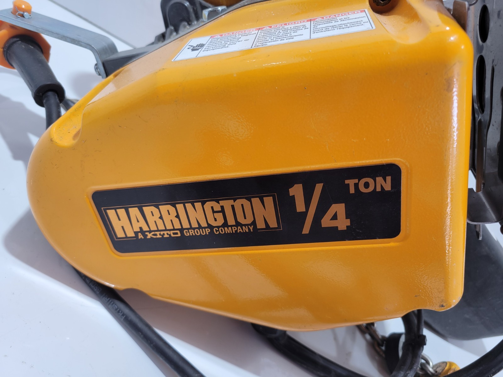 Harrington 1/4 Ton 500 lbs Electric Chain Hoist 208-230 Volt (As Is) See Details