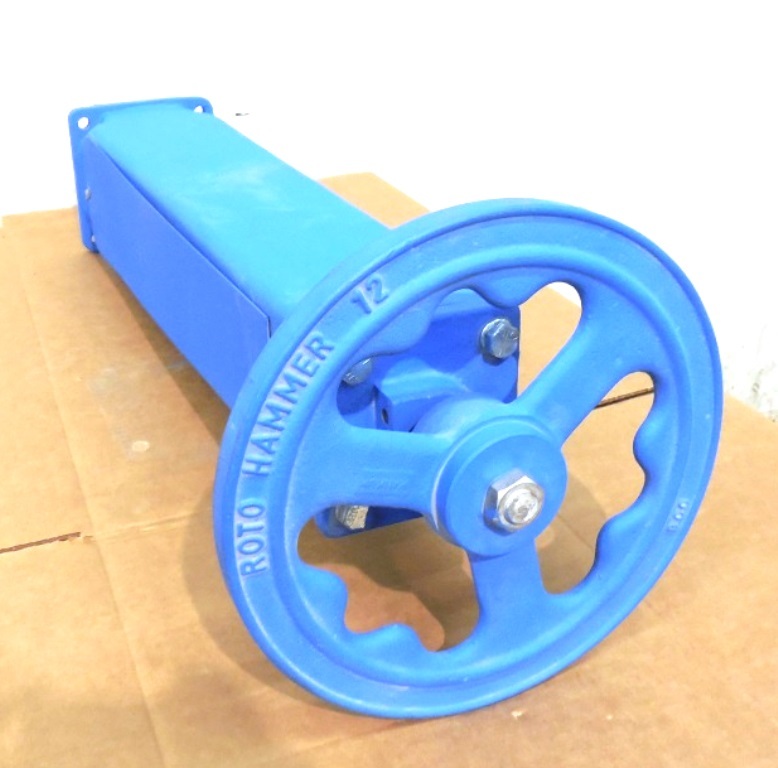 ROTO HAMMER FLOOR STAND FS100 W/ 12″ HANDWHEEL FS100-12, CAST IRON, BLUE