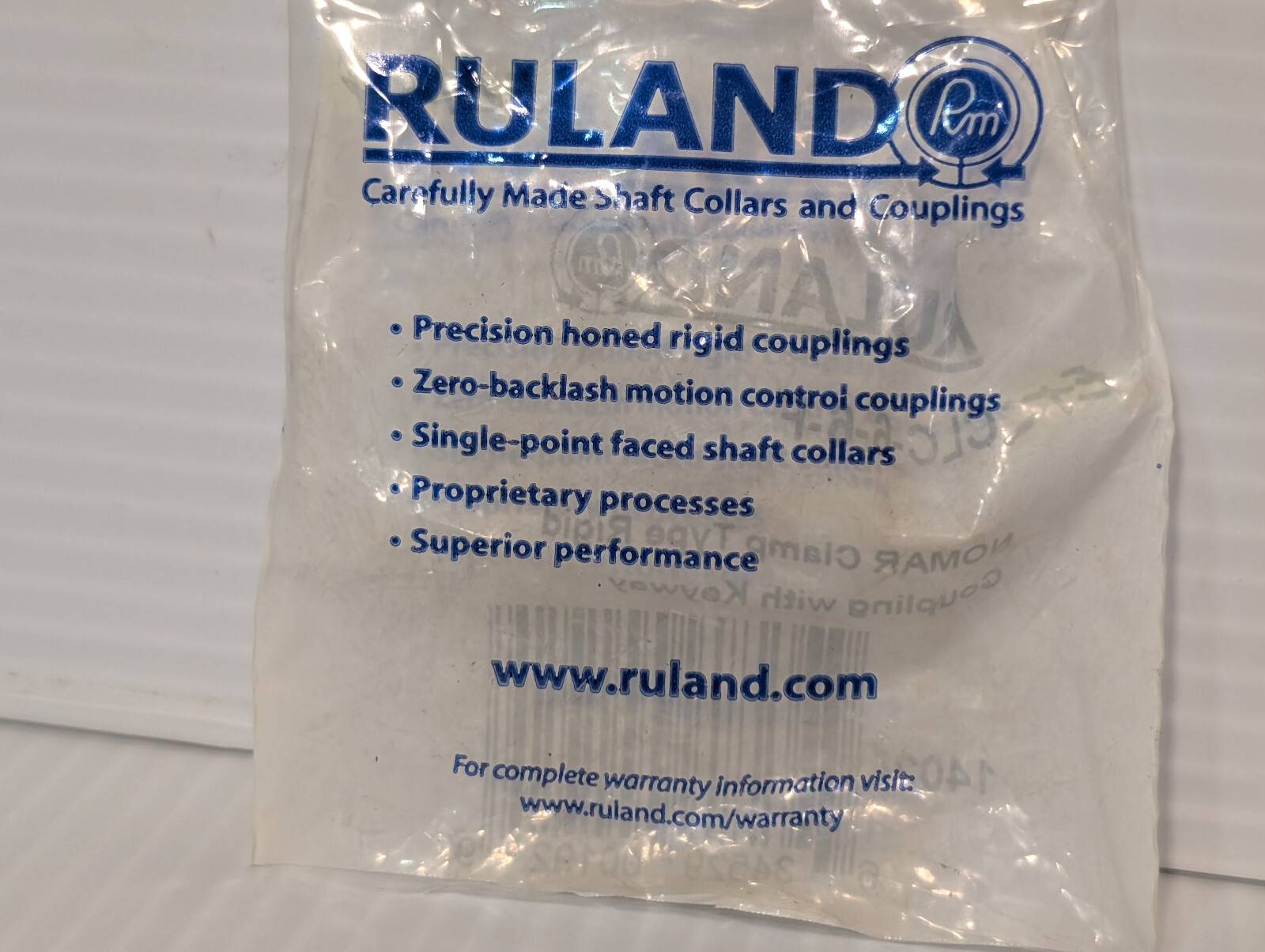 Ruland CLC-6-6-F Nomar Clamp Type Rigid Coupling with Keyway, Single-Point Faced