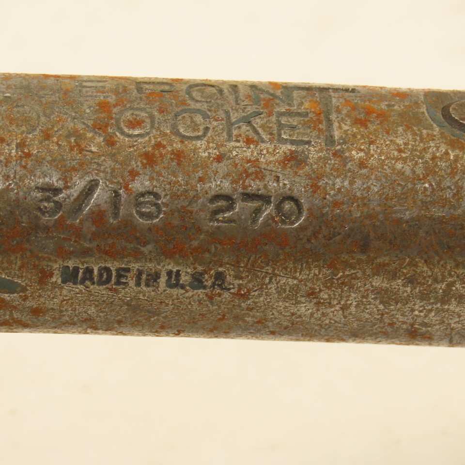 Blue Point 270 Vintage Boxocket 2-3/16″ 12Pt Box End Wrench 12-1/2″ OAL
