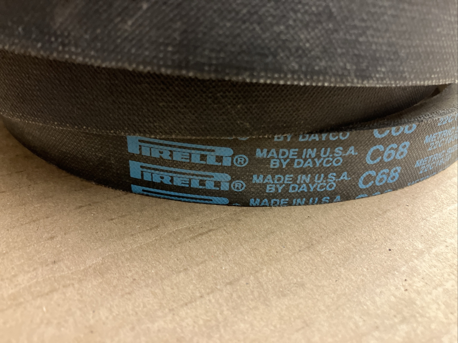 NOS Pirelli C68 V Belt 7/8″ x 72″ Made in USA by Dayco
