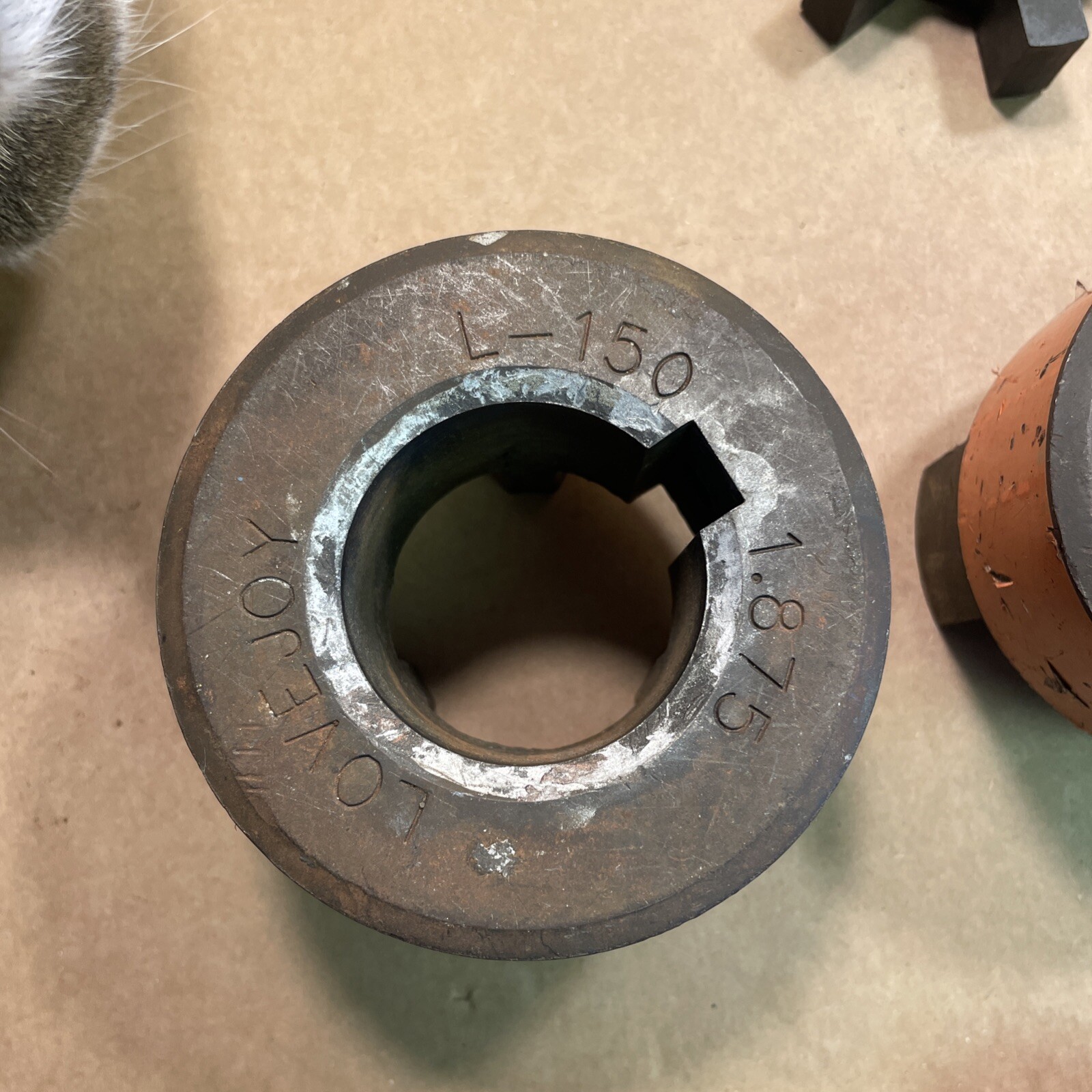 Lot of 6: LOVEJOY L Couplings L-150 L-110 L-100 L-095 JAW COUPLING