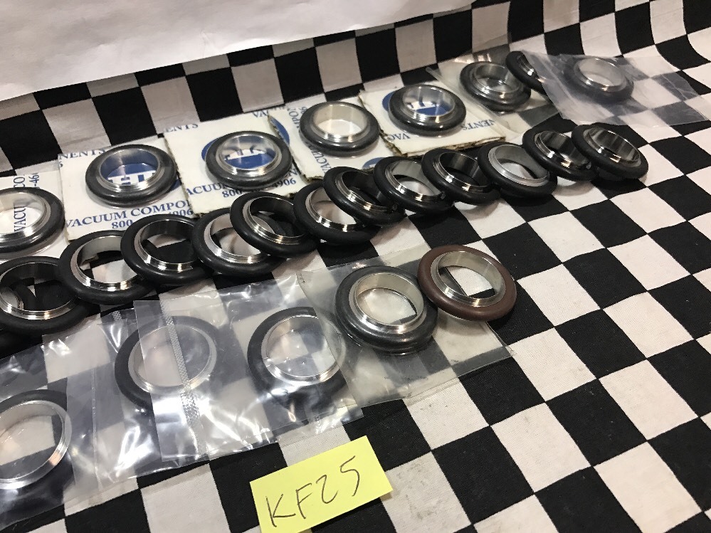 Lot Of 22, MDC VACUUM NW25 Centering Ring, SST, SHIPSAMEDAY #136AD