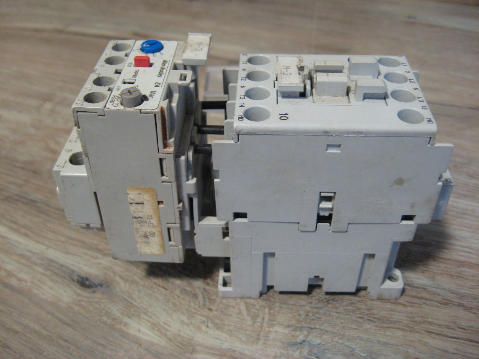Allen Bradley 100-C09*10 /A Contactor 600V 25A & 193-EA1DB /A Overload Relay