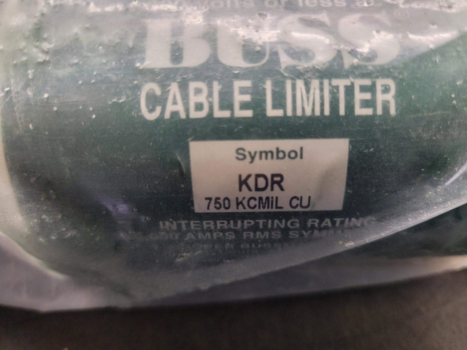 Buss KDR 750 KCMIL CU Cable Limiter.