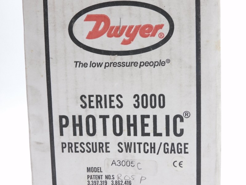 DWYER A3005C 0-5″H2O 25PSI NSMP