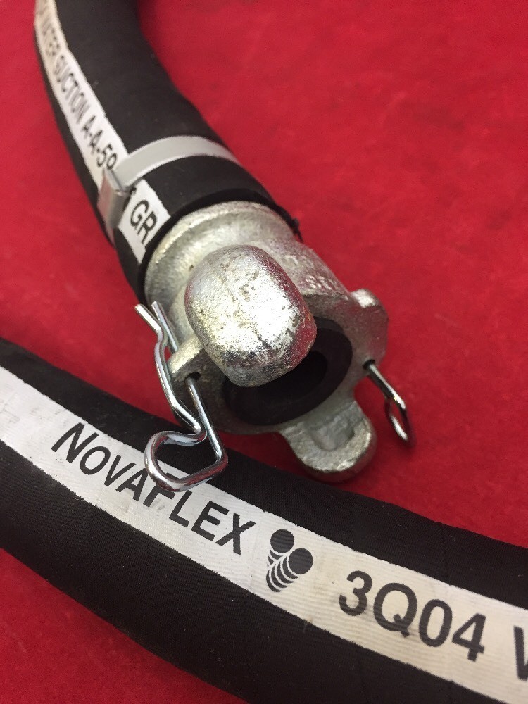 MCMASTER CARR Nonmetallic Hose Assembly Novaflex 3Q04 Water Suction 12491455-1