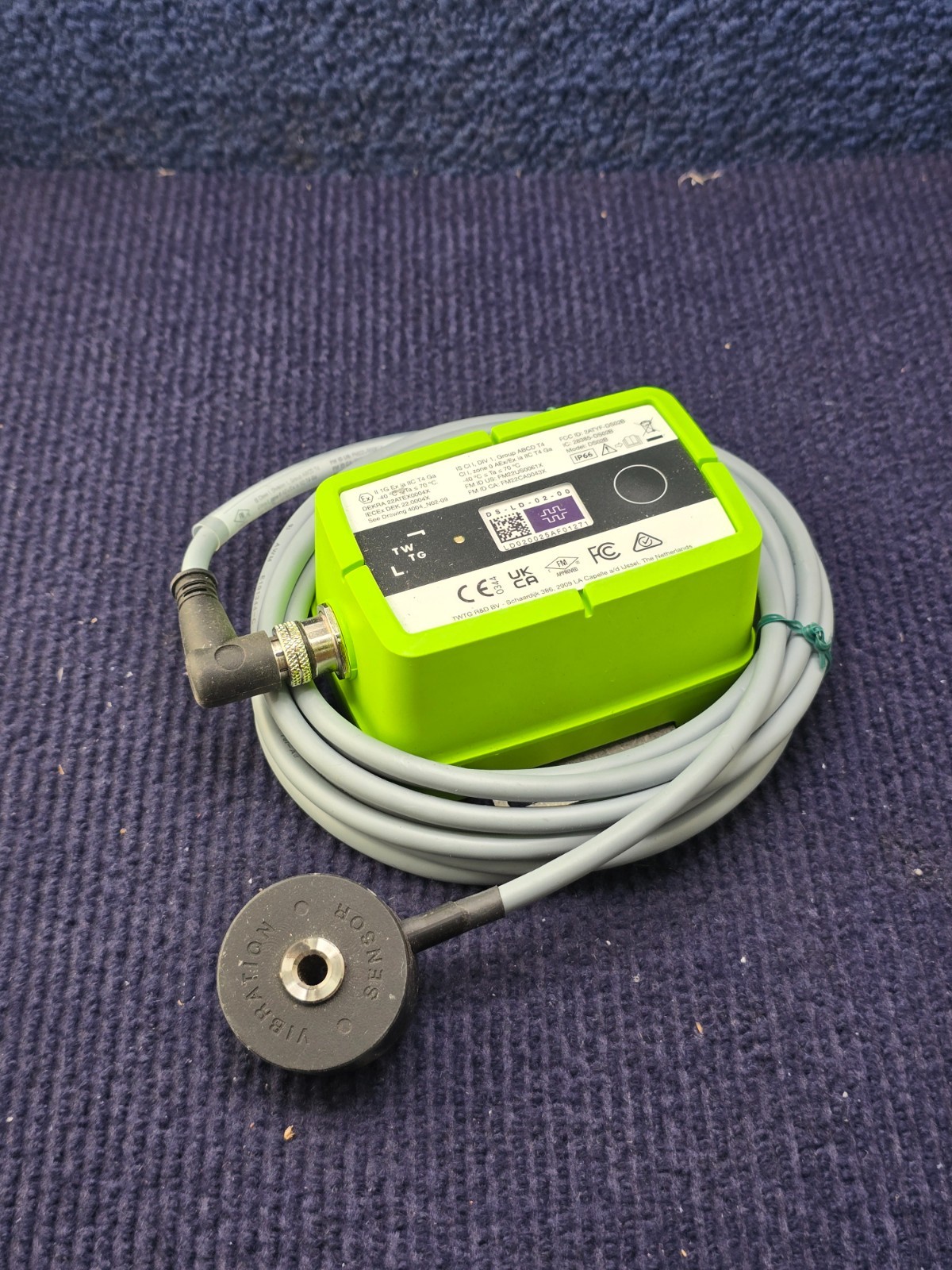 TWTG DS02B Neon Product Line Green Wireless Industrial Sensor Transmitter IP66
