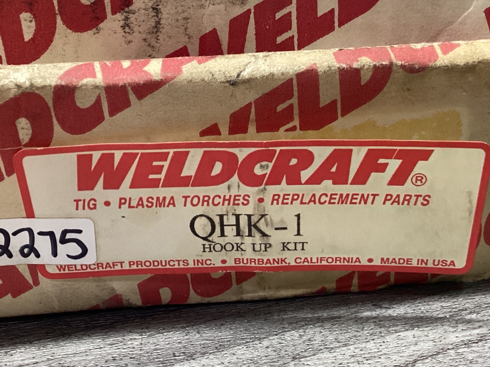 WELDCRAFT HOOK UP KIT (WATER-COOLED) QHK-1 #102D151PR5*SI