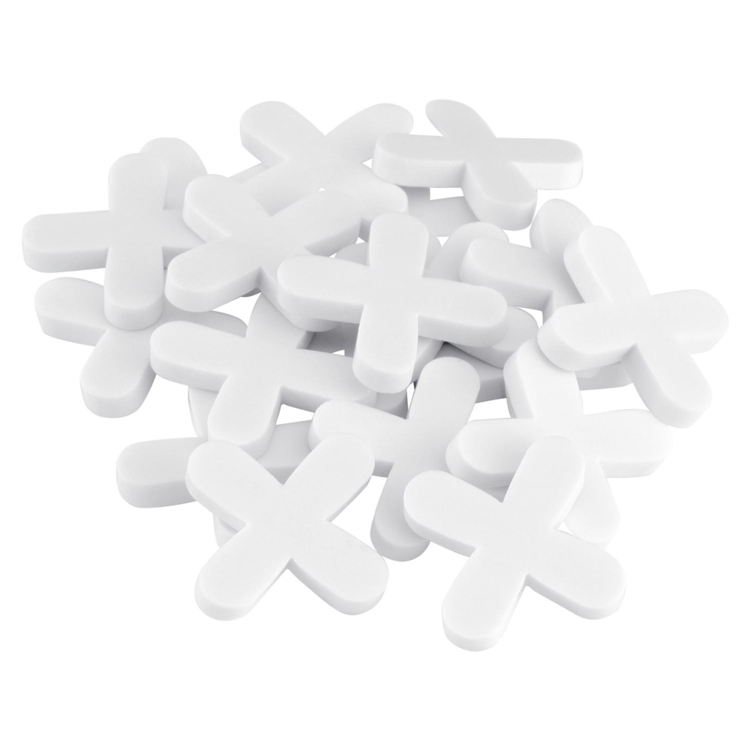 QEP 10005 White Flexible Soft Plastic Tile Spacer 1/4 H x 0.12 W in.