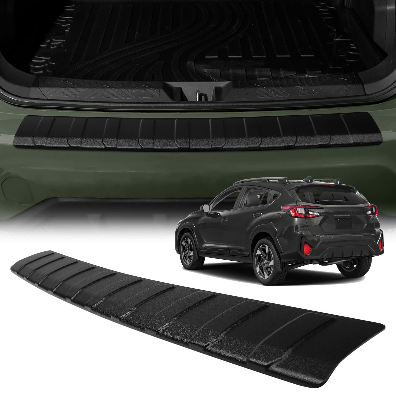 Hugeek Rear Bumper Protector Compatible with Subaru Crosstrek 2024 2025 2026 Car