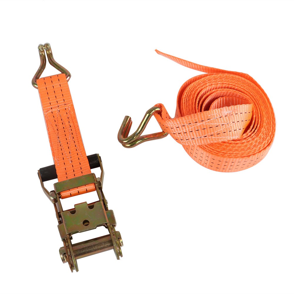 4 Set 1.5″ x 15′ 4000 lb Ratchet Straps J Hook Heavy Duty Tie Downs New