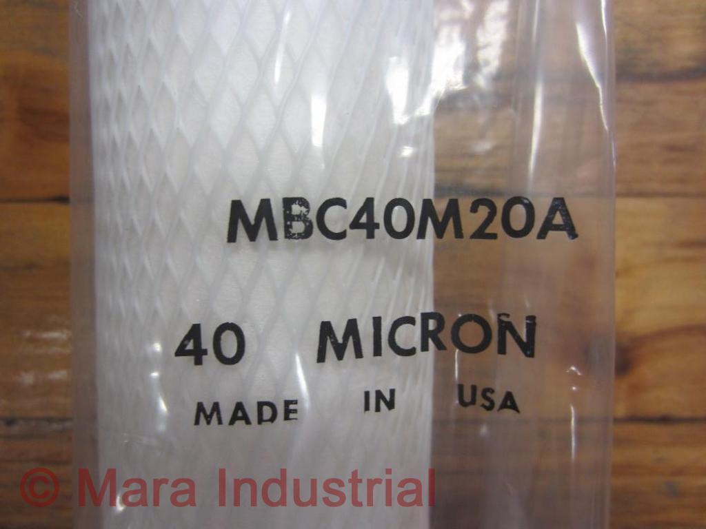 Part MBC40M20A Filter 40 Micron (Pack of 3)
