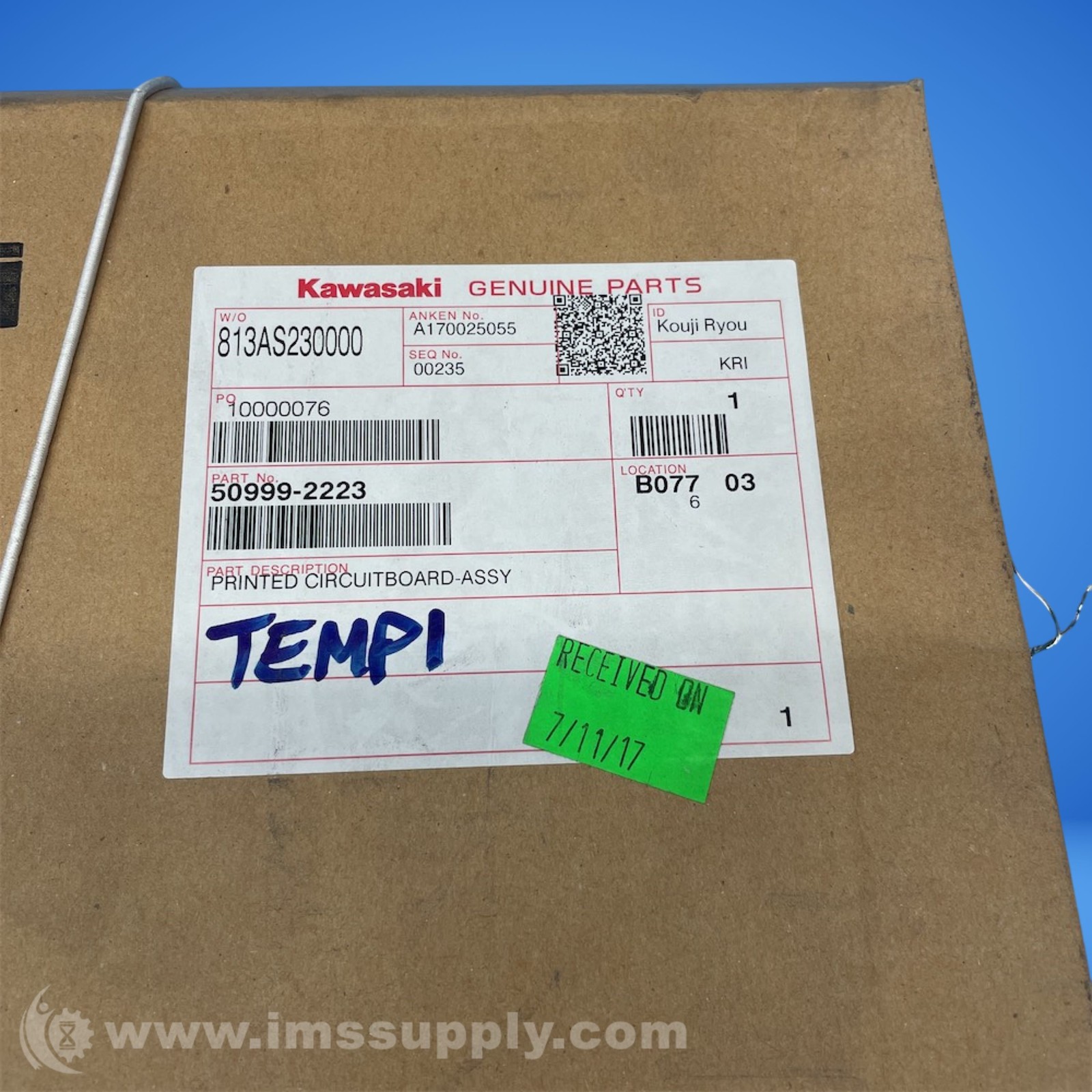 Kawasaki 50999-2223 Printed Circuit Board FNOB