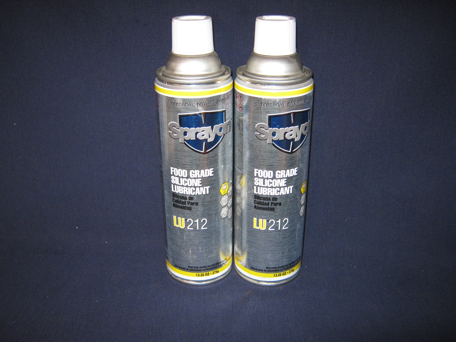 TWO {2} SPRAYON LU212 13.25 OZ FOOD GRADE SILICONE LUBRICANT-FREE SHIP-BIN 6