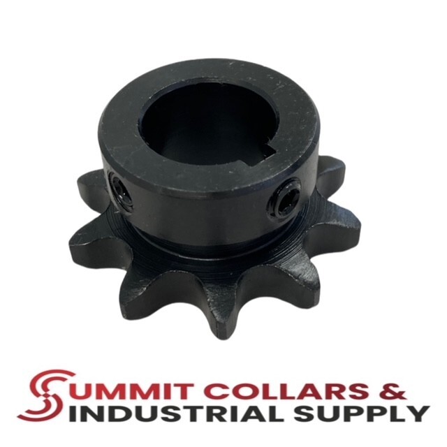 #40 Roller Chain Sprocket B Type 3/4″ Bore Hardened 10 Tooth 40B10H-3/4