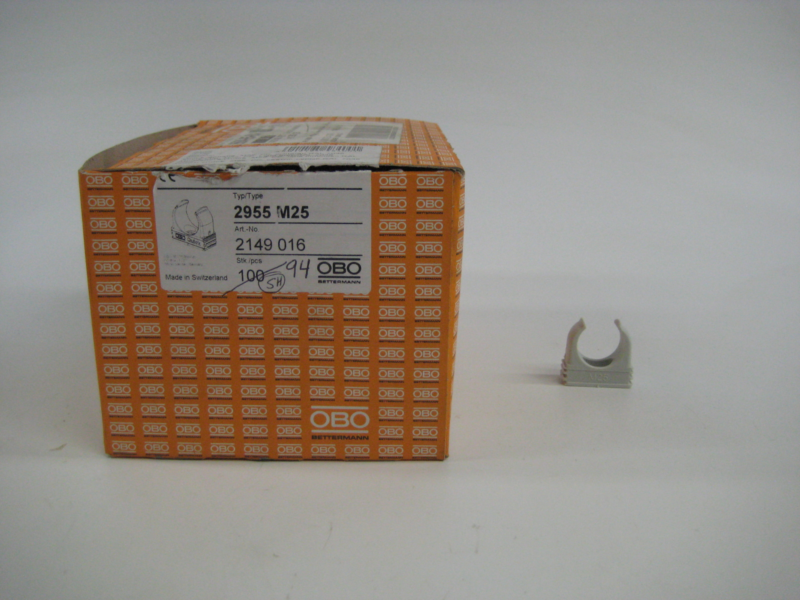 OBO BETTERMAN 2955M25 PIPE CLAMP PKG OF 94 NSMP