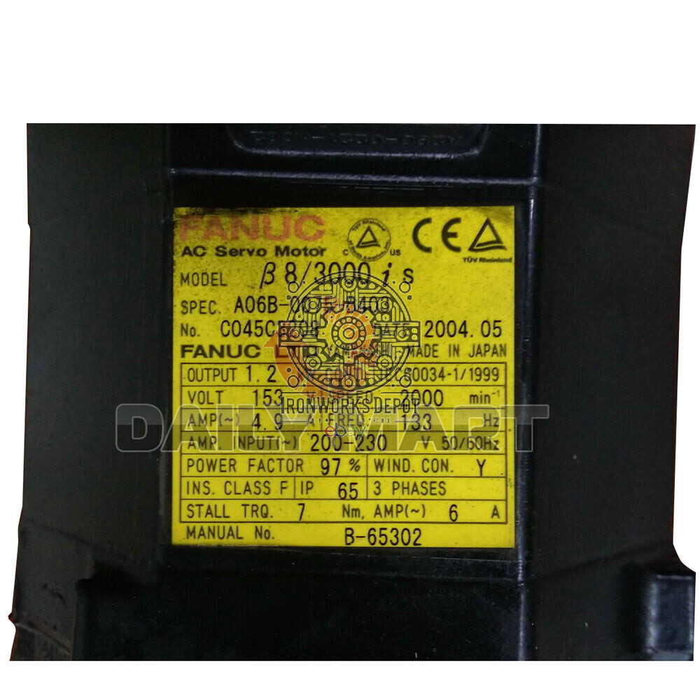 1PCS FANUC A06B-0075-B403 USED