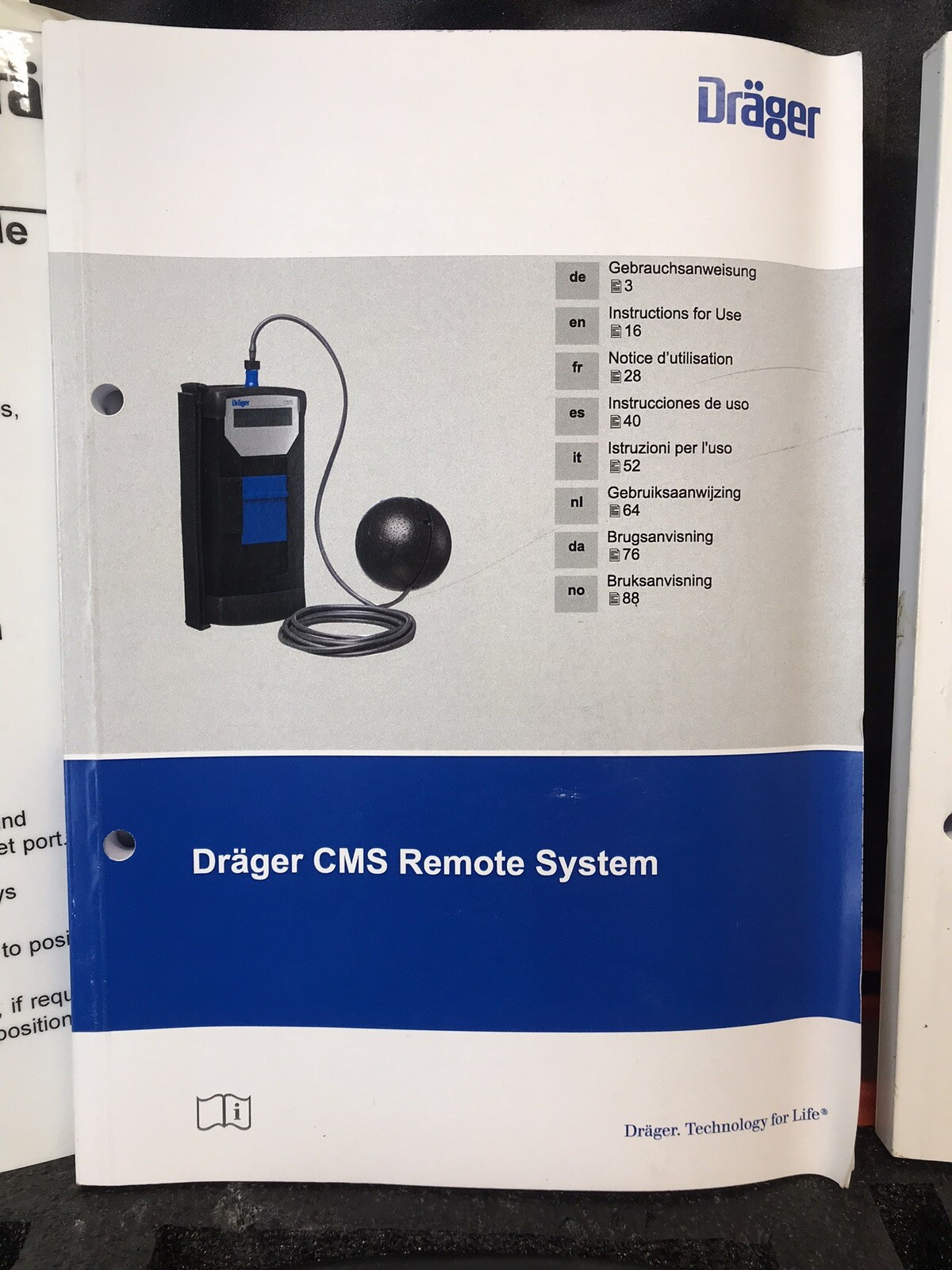 Drager CMS Emergency Response Kit ~ Pelican Case ~ No Chips