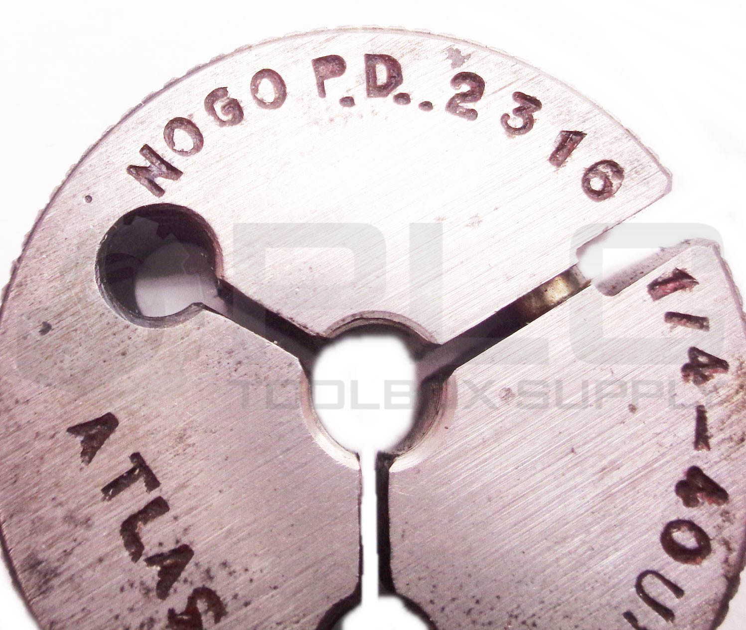 SET OF 2 NEW ATLAS 1/4-40UNF-3A PIPE THREAD RING GAGES GO PD2338 NOGO PD2316