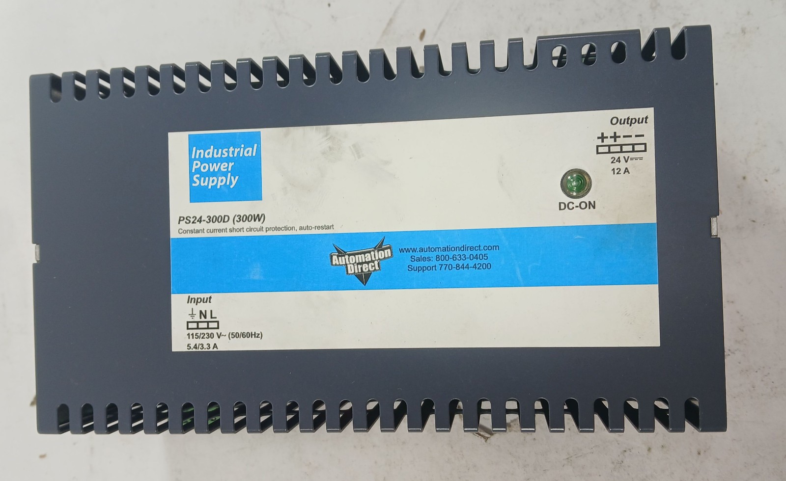 1 NEW AUTOMATION DIRECT PS24-300D INDUSTRIAL POWER SUPPLY NIB ***MAKE OFFER***