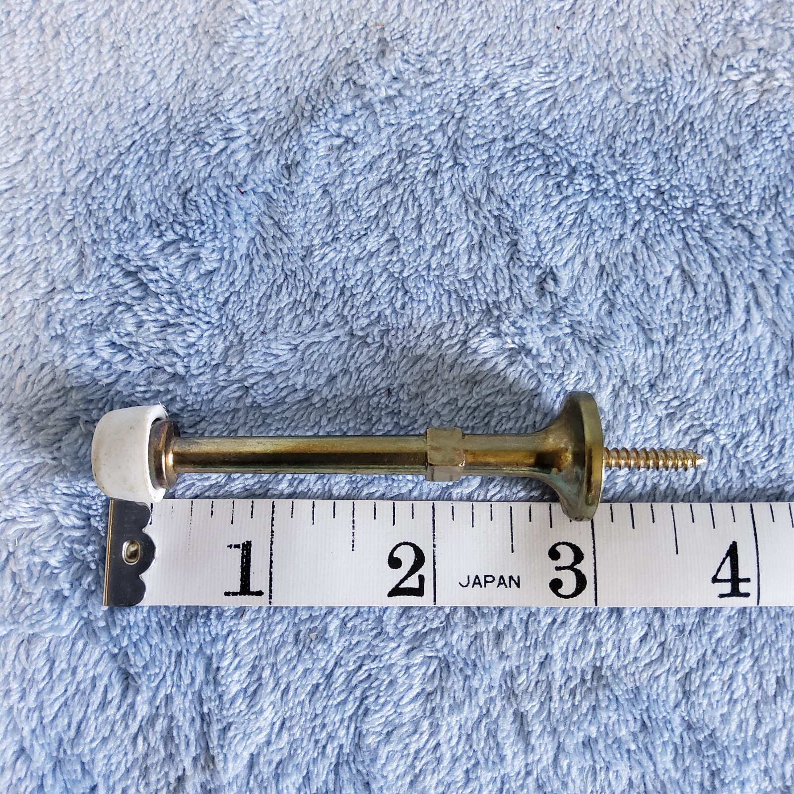 NEW Hickory Hardware Brass Door Stop PBH0254 Wall Mounted Bumper