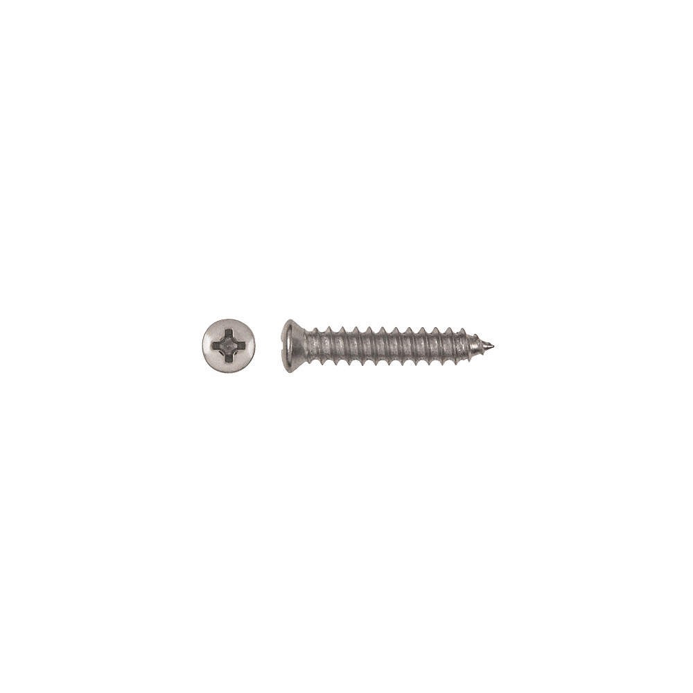 GRAINGER APPROVED 6406PK Scrw Sz #10,Chrome,15/16″L,PK100 40K718