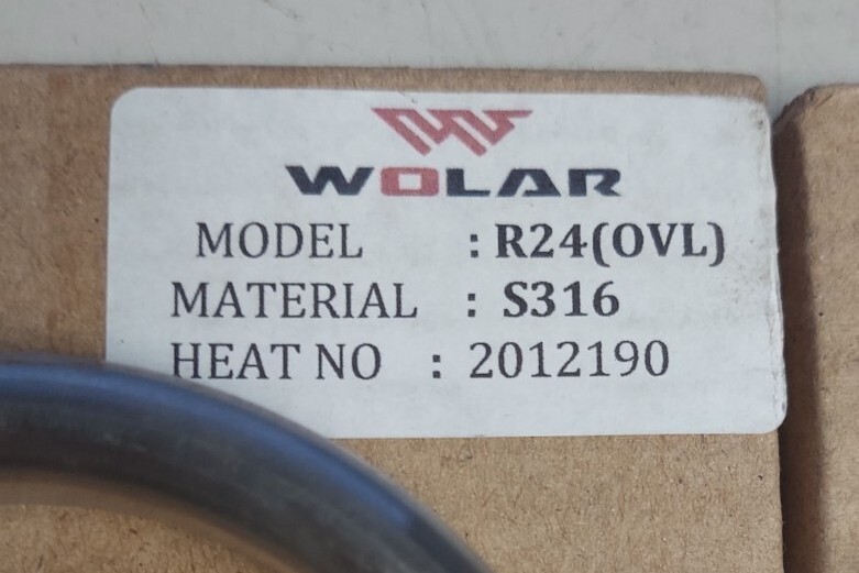 Lot of 2 – Wolar Steel Ring Sealing Joint Gasket R-24(OVL)