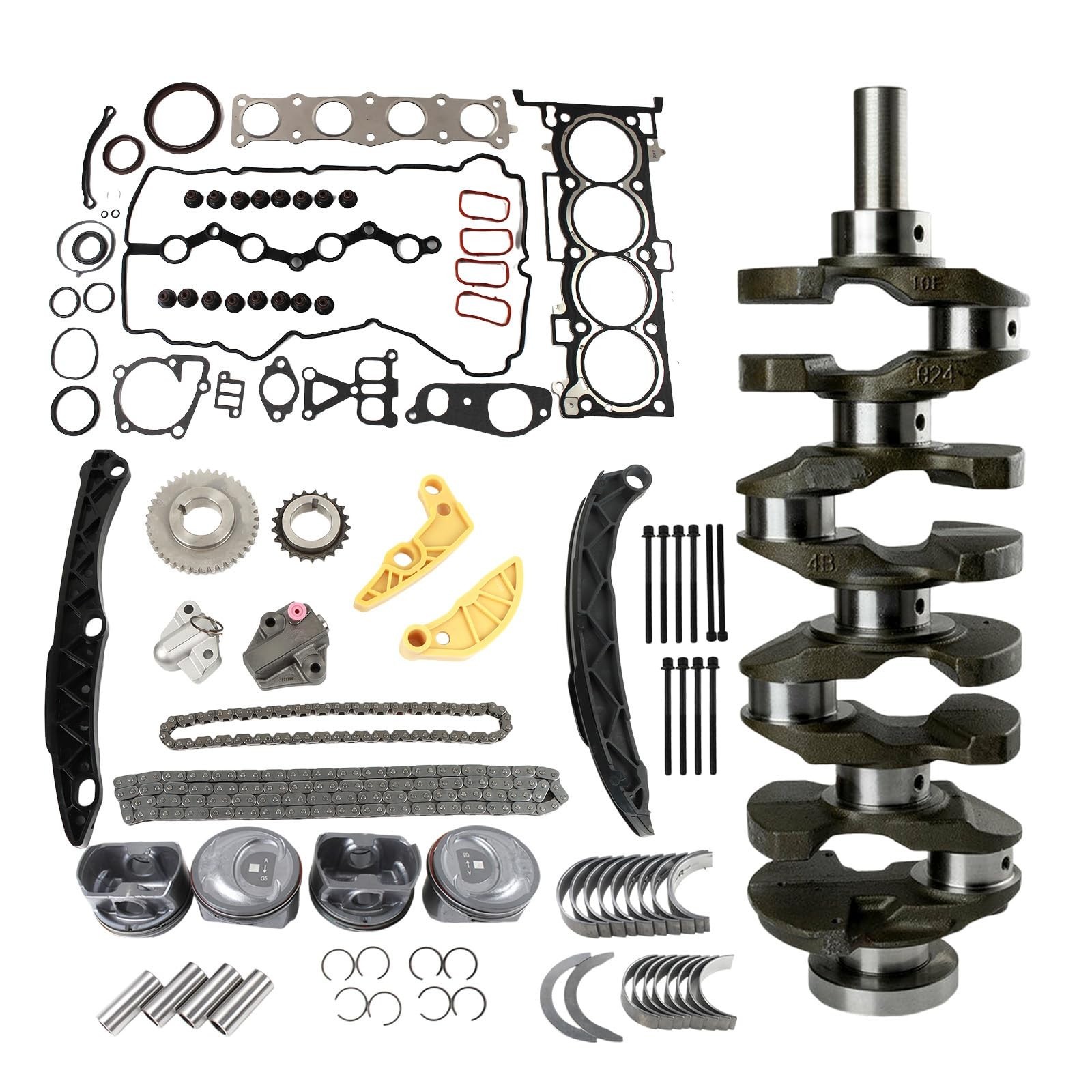 G4KJ 2.4 Engine Overhaul Rebuild Kit Fits for Hyundai Santa Fe 10-20/ Sonata …