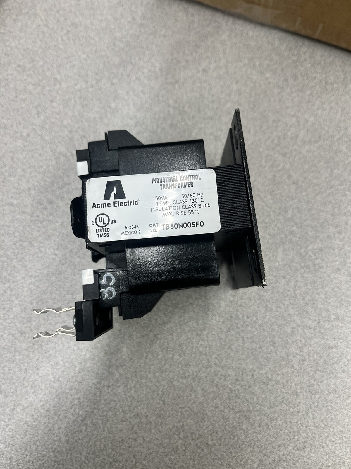 ACME ELECTRIC TB50N005F0 Control Transformer 50VA
